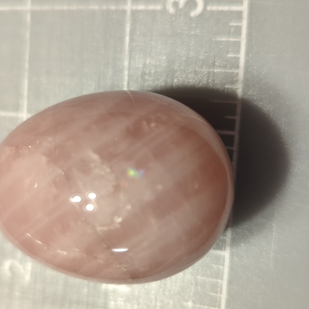 Rose Quartz Egg - Picture 4 of 5